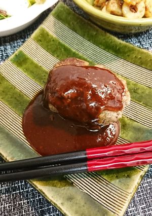 こま切れハンバーグステーキもどき-レシピのメイン写真