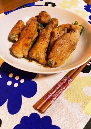 チーズ入り！ピーマンの肉巻き（ぴーちー）-レシピのメイン写真