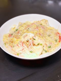 揚げ出し豆腐のかに玉餡掛け-レシピのメイン写真
