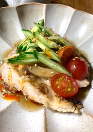 タンパク質もとれる鶏もも肉の中華風サラダ-レシピのメイン写真