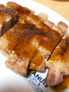 豚ロースステーキ(にんにくソース)-レシピのメイン写真
