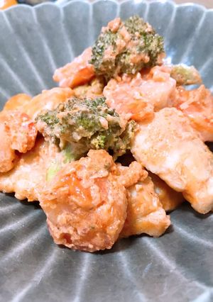 ♡海老と鶏肉のオーロラソース炒め♡-レシピのメイン写真