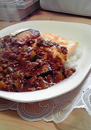 キーマカレーオムライス-レシピのメイン写真