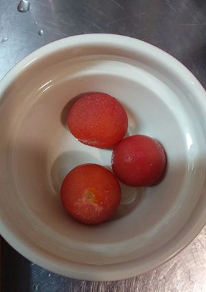 冷凍保存ミニトマト&簡単皮むき-レシピのメイン写真