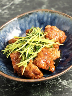 簡単!豆苗つくねの甘酢餡-レシピのメイン写真