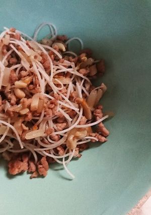 犬用＊挽肉とﾋﾞｰﾌﾝのｺﾞﾏ油炒め-レシピのメイン写真
