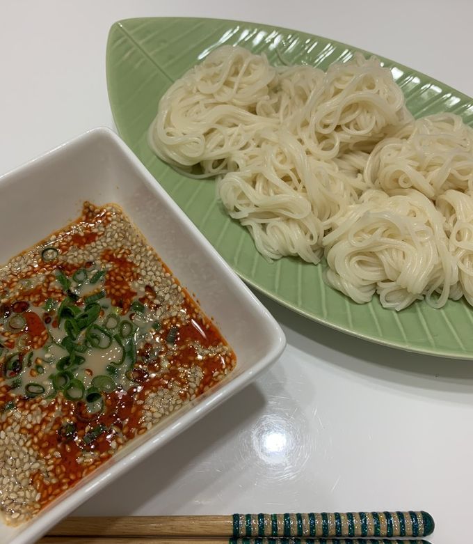 坦々つけ素麺-レシピのメイン写真