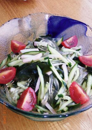 くずきりの酢の物☆-レシピのメイン写真