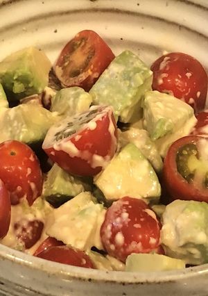 ちっちゃいおかず・トマトアボカドサラダ-レシピのメイン写真