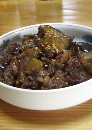 なすと牛肉のぴりからきんぴら-レシピのメイン写真