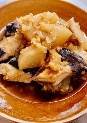 簡単！薬味で食べる　ひと口サイズぶり大根-レシピのメイン写真