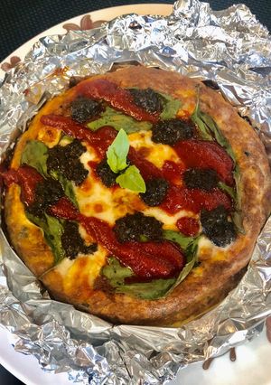 ピザ風卵焼き-レシピのメイン写真