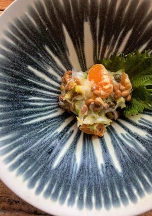 春野菜とフルーツの納豆のサラダ-レシピのメイン写真