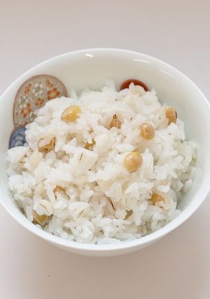 炒り大豆ごはん-レシピのメイン写真
