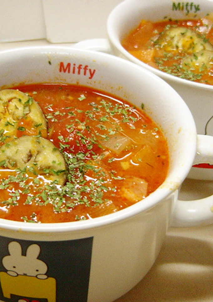 何でもアリアリのトマトスープ-レシピのメイン写真
