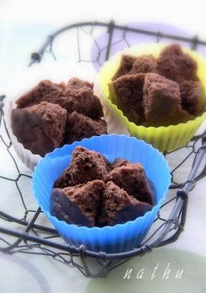 ノンオイル・ノンエッグ・チョコ蒸しパン-レシピのメイン写真