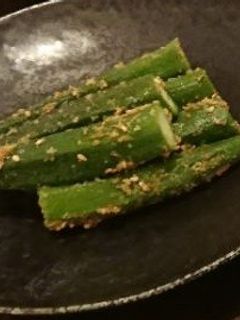 食感が大事!オクラの胡麻和え-レシピのメイン写真