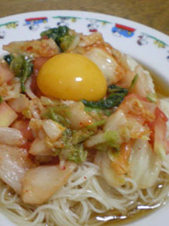 ☆夏こそコレ☆キムトマスタミナそうめん-レシピのメイン写真
