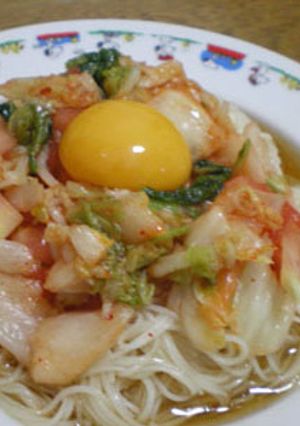 ☆夏こそコレ☆キムトマスタミナそうめん-レシピのメイン写真