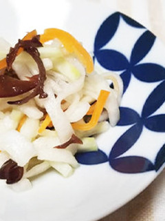 きくらげ・大根・にんじんで三色なます-レシピのメイン写真