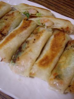 エビの焼き春巻き~ごま風味~-レシピのメイン写真