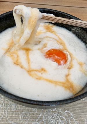 なおみんのおいしい月見とろろおうどん-レシピのメイン写真