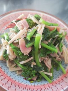菜の花のペペロン炒め-レシピのメイン写真