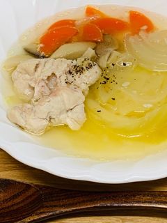 タマネギ塩糀のチキンポトフ-レシピのメイン写真