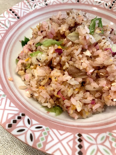 鯖缶としば漬けで♪レタスチャーハン-レシピのメイン写真