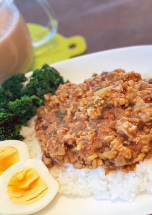 キーマカレー＊野菜の水分で作る無水カレー-レシピのメイン写真