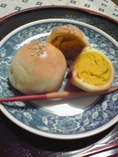 カボチャの甘煮の饅頭-レシピのメイン写真