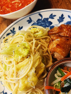 春キャベツとちりめんじゃこのパスタ-レシピのメイン写真