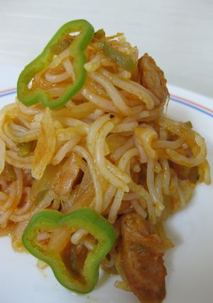 しらたき DE ナポリタン-レシピのメイン写真