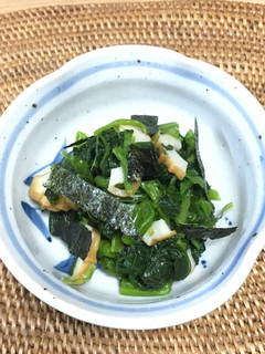 ほうれん草の磯辺和え-レシピのメイン写真