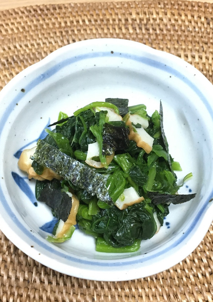 ほうれん草の磯辺和え-レシピのメイン写真