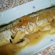 秋刀魚のにんにく味噌煮