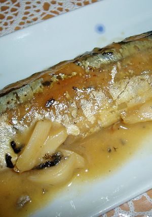 秋刀魚のにんにく味噌煮-レシピのメイン写真