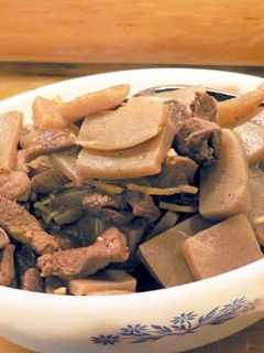 ぼっかけ(こんにゃくとすじ肉の煮込み)-レシピのメイン写真