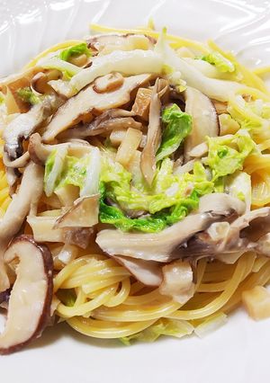 いぶりがっこと味噌が抜群☆ツナマヨパスタ-レシピのメイン写真