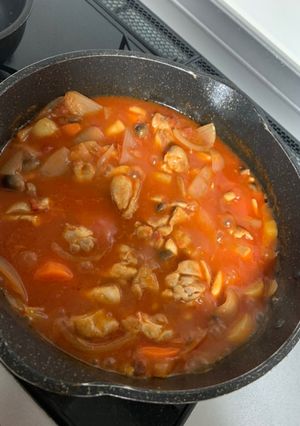 簡単鶏肉のトマト煮-レシピのメイン写真