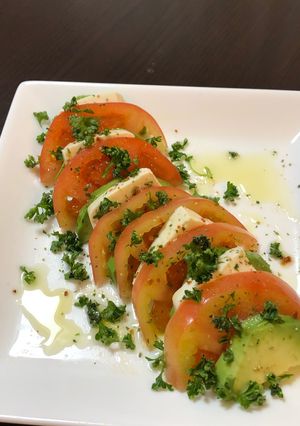 豆腐とトマトとアボカドのカプレーゼ-レシピのメイン写真