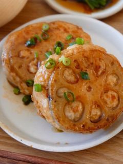 簡単♪れんこんのはさみ焼き-レシピのメイン写真
