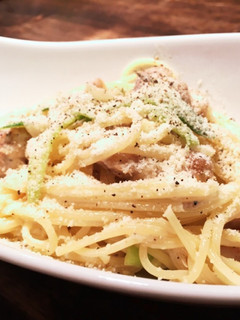 鶏肉とアスパラのクリームパスタ-レシピのメイン写真