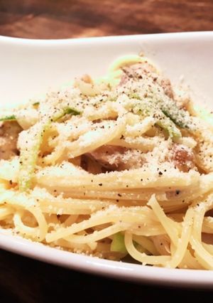 鶏肉とアスパラのクリームパスタ-レシピのメイン写真