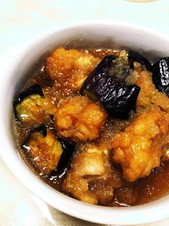 揚げナスとチキンのカンタンみぞれ煮-レシピのメイン写真