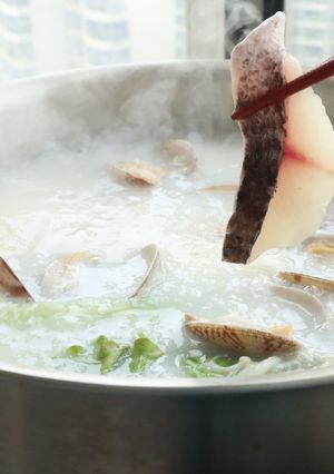 【中華料理】お粥火鍋って聞いたことある？-レシピのメイン写真