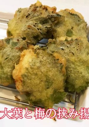 大葉と梅の挟み揚げ-レシピのメイン写真