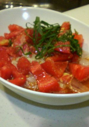 夏にぴったりトマトそうめん-レシピのメイン写真