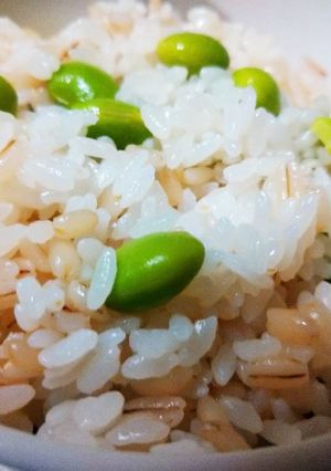 もち麦と枝豆のご飯-レシピのメイン写真