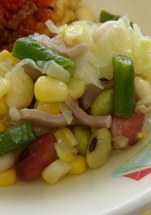 コーンと豆のサラダ-レシピのメイン写真
